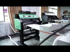24in UV DTF Printer dengan I3200 Printer Heads AB Film Crystal Label Printing Machine untuk Cup