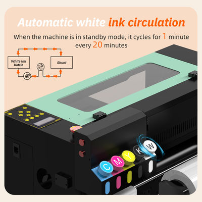 Full-Automatic DTF Printer Machine with 1 Year Warranty Win7/Win10/Win11 Compatible and CMYK+White Print Color