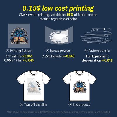 Ingani 13in I1600 Small High Resolution DTF T-shirt Textile Printer 30cm Printing Machine With Shaker Heater