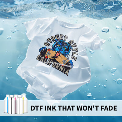 500ML DTF Printer Ink Cmyk White Environmentally Friendly Odorless Ink